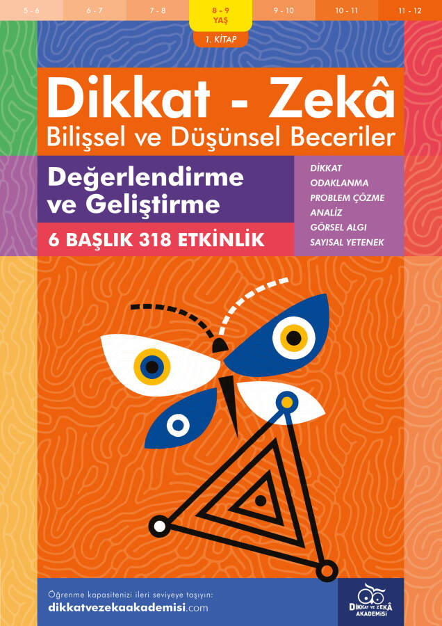 Değerlendirme ve Geliştirme (8 - 9 Yaş) - Dikkat Zeka - 1