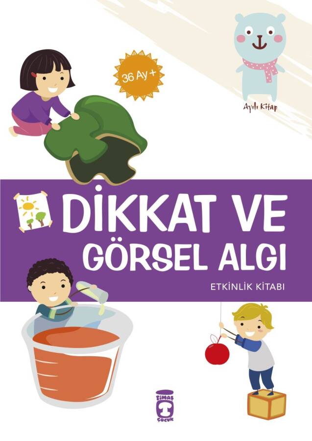 Dikkat ve Görsel Algı Etkinlik Kitabı 36 Ay + - 1