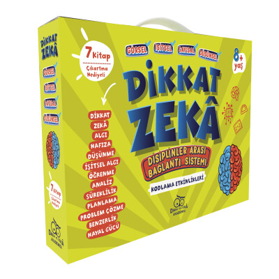 Dikkat - Zeka 2. Sınıf Seti - 8 Yaş (7 Kitap) - Dikkat ve Zeka Akademisi