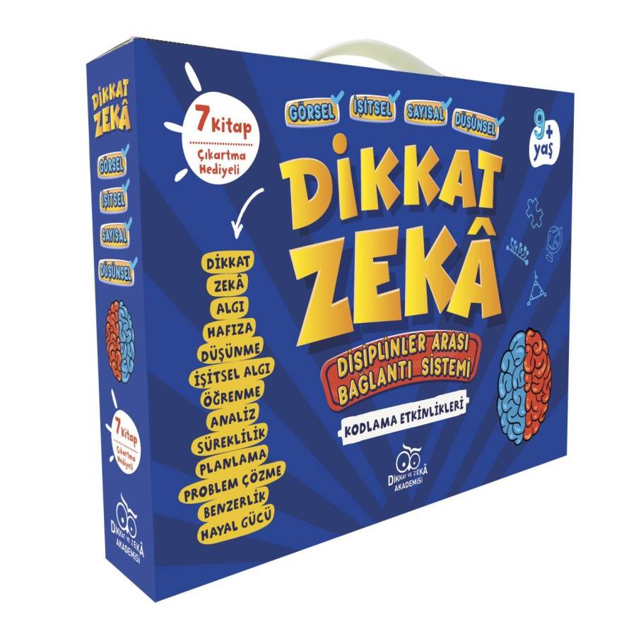 Dikkat - Zeka 3. Sınıf Seti - 9 Yaş (7 Kitap) - 1