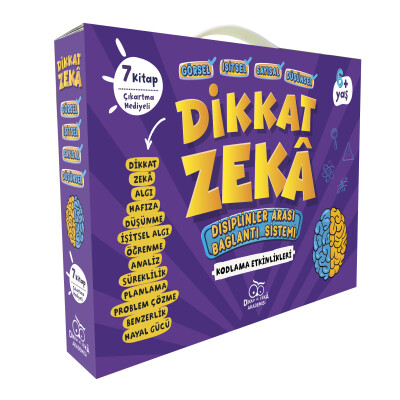Dikkat - Zeka Ana Sınıfı Seti - 6 Yaş (7 Kitap) - Dikkat ve Zeka Akademisi