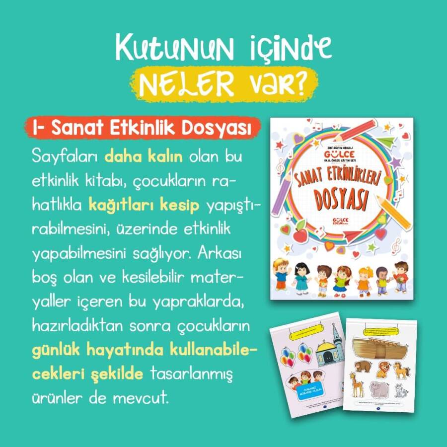 Dini Eğitim Odaklı Gülce Okul Öncesi Seti - 2