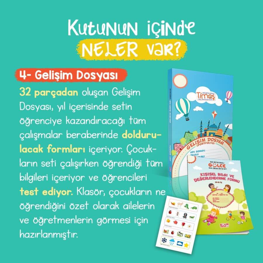 Dini Eğitim Odaklı Gülce Okul Öncesi Seti - 5