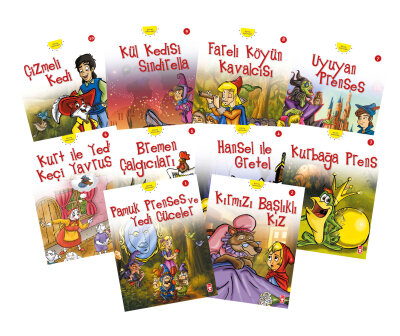Dünya Masalları 1 Set - (10 Kitap) - Timaş Çocuk