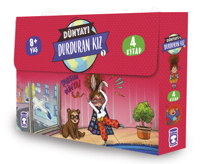 Dünyayı Durduran Kız 2 Set - (4 Kitap) - Timaş Çocuk