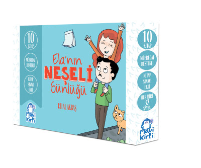 Ela’nın Neşeli Günlüğü - 2. Sınıf Hikaye Seti (10 Kitap) - Mavi Kirpi Kitap