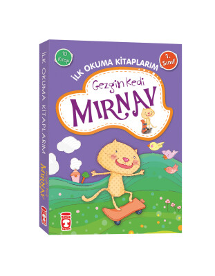 Gezgin Kedi Mırnav İlk Okuma Kitaplarım Set (10 Kitap) - Timaş Çocuk
