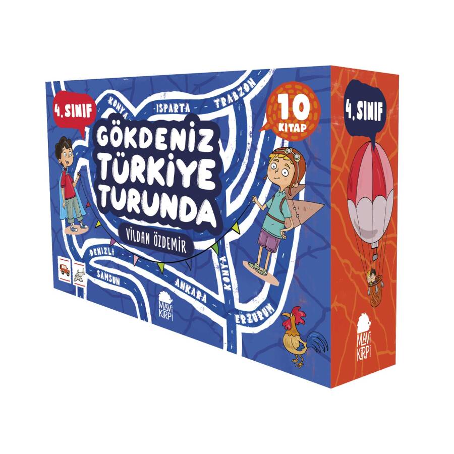 Gökdeniz Türkiye Turunda 1 - 4. Sınıf Hikaye Seti (10 Kitap) - 1
