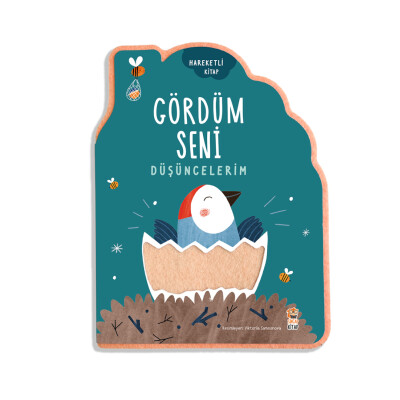 Gördüm Seni - Düşüncelerim (Hareketli Kitap) - Sincap Kitap
