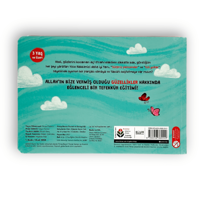 Gözlerini Kocaman Aç - Duyularla Rabbimi Tanıyorum 3 (Pencereli Kitap) - 2