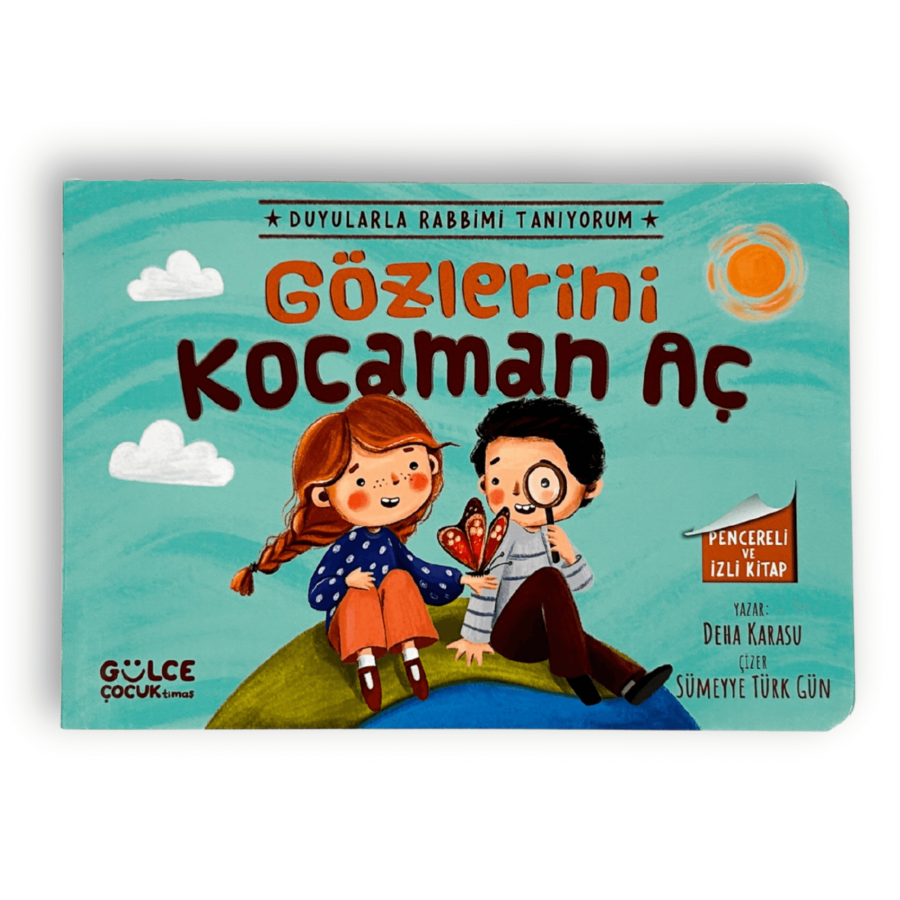 Gözlerini Kocaman Aç - Duyularla Rabbimi Tanıyorum 3 (Pencereli Kitap) - 1