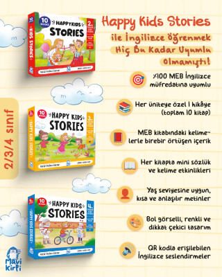 Happy Kids Stories 4 - 10 Kitap - 2