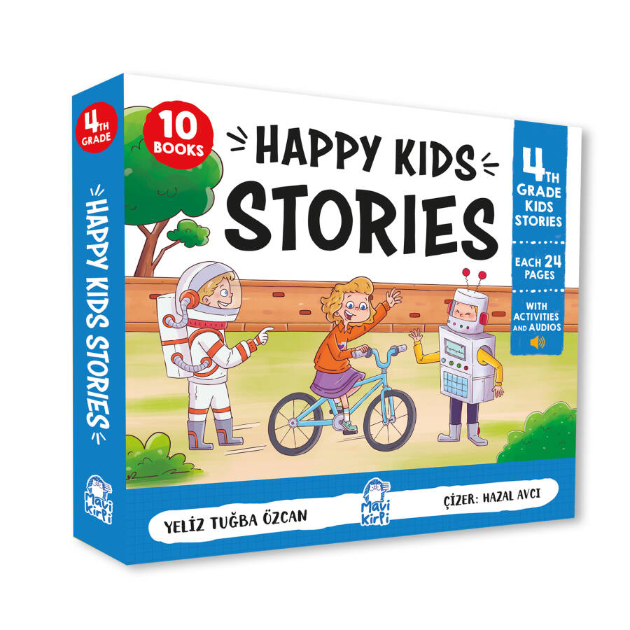 Happy Kids Stories 4 - 10 Kitap (4. Sınıf İngilizce Hikaye Seti) - 1