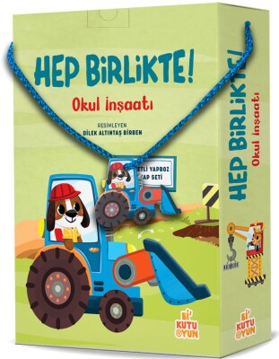 HEP BİRLİKTE!- Okul İnşaatı (Kitap ve Oyun Seti) - Bi Kutu Oyun
