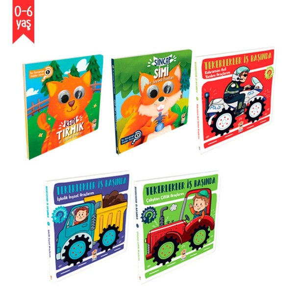 Hikaye Seven Çocuklar İçin Kitaplar Seti (5 Kitap) - Sincap Kitap