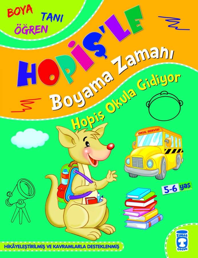 Hopiş Okula Gidiyor - Hopişle Boyama Zamanı - 1