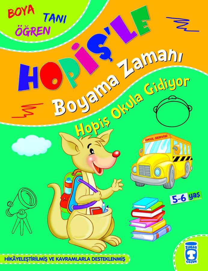 Hopiş Okula Gidiyor - Hopiş'le Boyama Zamanı - 1