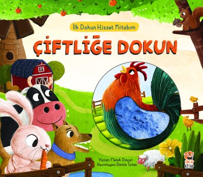İlk Dokun Hisset Kitabım Çiftliğe Dokun - Sincap Kitap