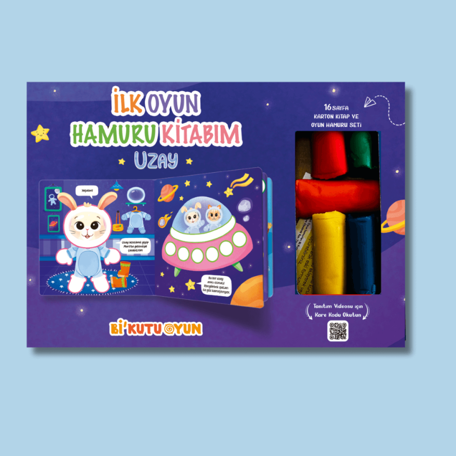 İlk Oyun Hamuru Kitabım - Uzay - 1