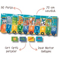 İlk Sayı Trenim - Cırt Cırtlı Yapboz ve Kitap Seti - 2