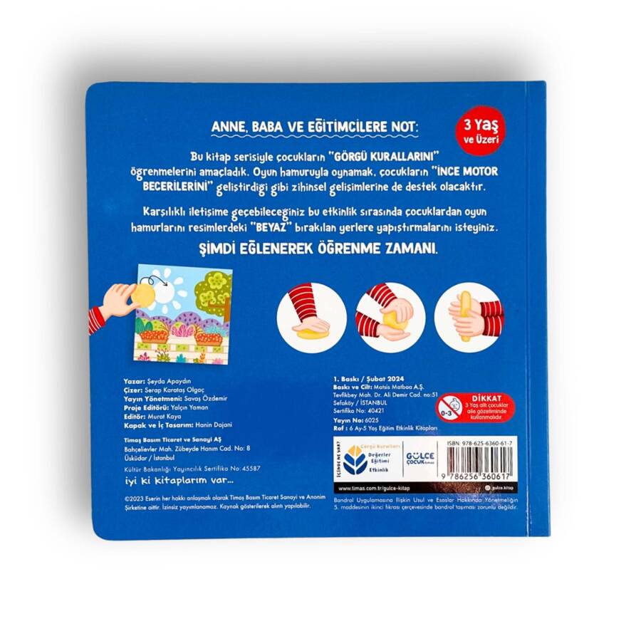 İnsanlara Nasıl Davranmalıyım / Görgü Kuralları Serisi / Oyun Hamurlu Kitap Seti - 2