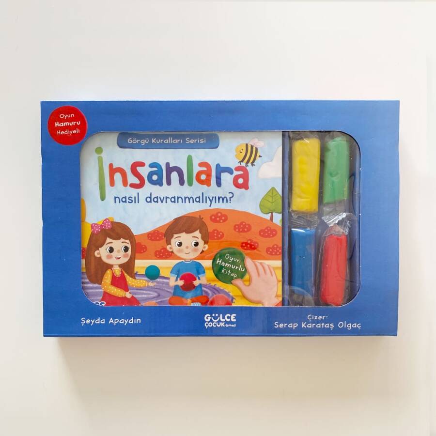 İnsanlara Nasıl Davranmalıyım / Görgü Kuralları Serisi / Oyun Hamurlu Kitap Seti - 5