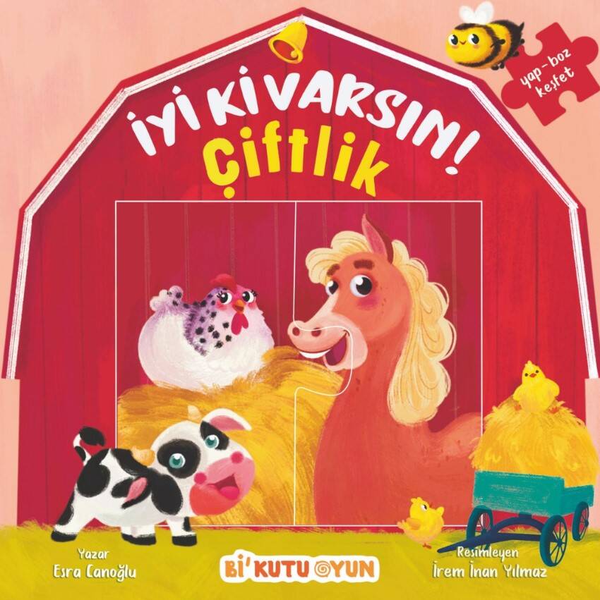 İyi Ki Varsın Çiftlik (Yapbozlu Kitap) - 1