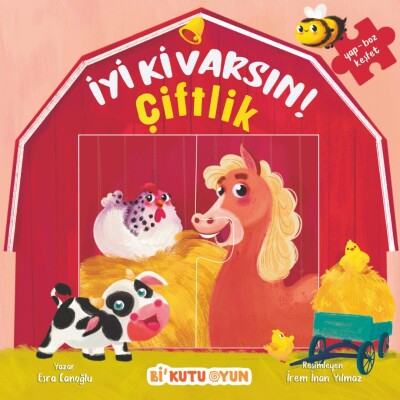İyi ki varsın! Çiftlik (Yapbozlu Kitap) - Bi Kutu Oyun