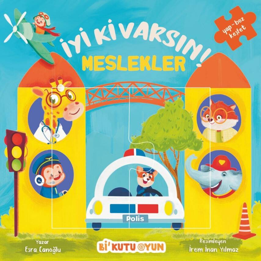 İyi Ki Varsın Meslekler (Yapbozlu Kitap) - 1