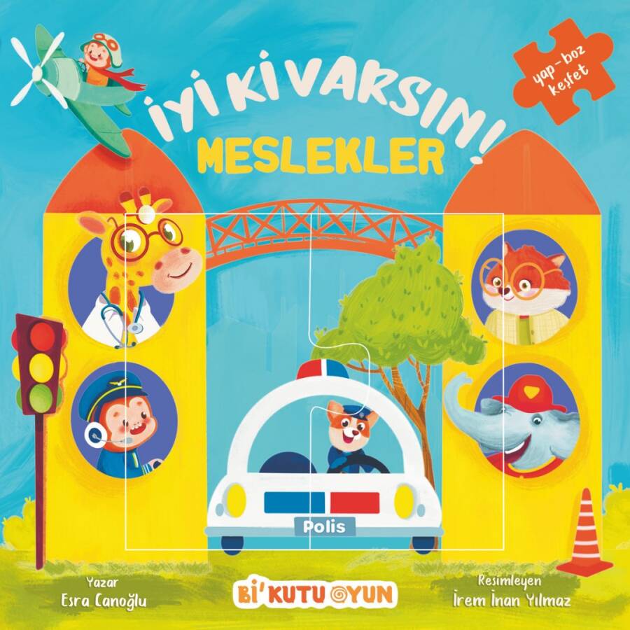 İyi ki varsın! Meslekler (Yapbozlu Kitap) - 1