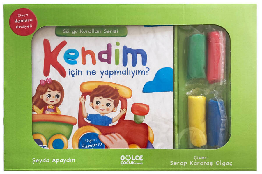Kendim İçin Ne Yapmalıyım? / Görgü Kuralları Serisi / Oyun Hamurlu Kitap Seti - 1