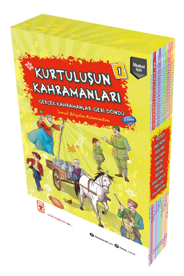 Kurtuluşun Kahramanları 1 Set - (10 Kitap) - 1