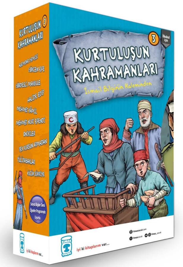 Kurtuluşun Kahramanları 3 Set (10 Kitap) - 1