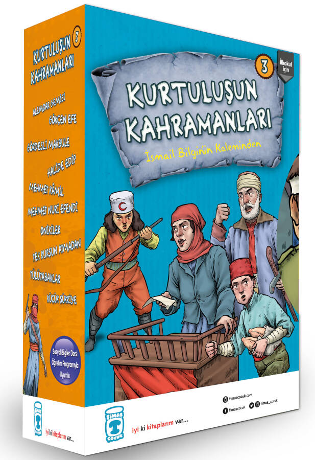 Kurtuluşun Kahramanları 3 Set (10 Kitap) - 1