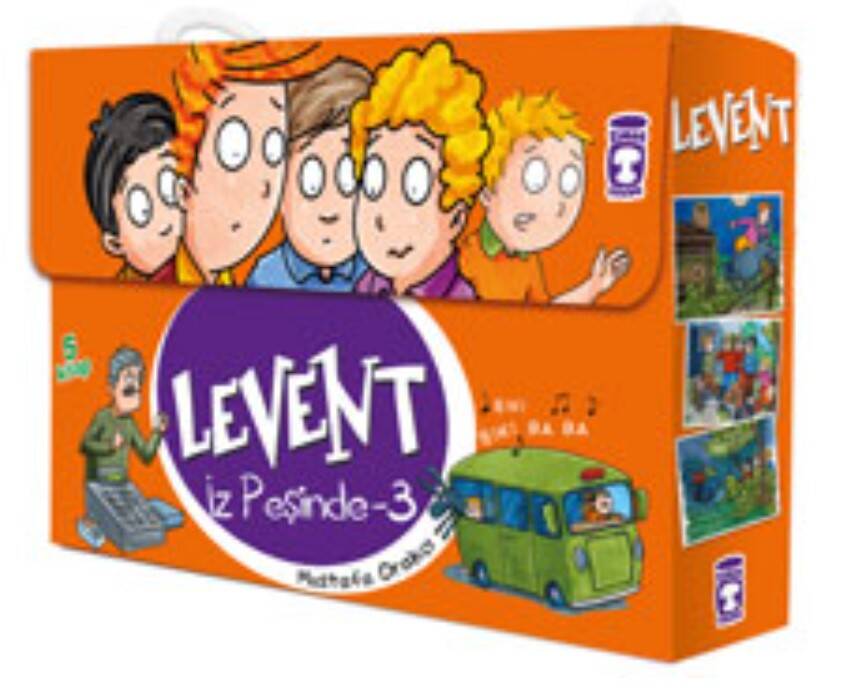 Levent İz Peşinde 3 Set - (5 Kitap) - 1