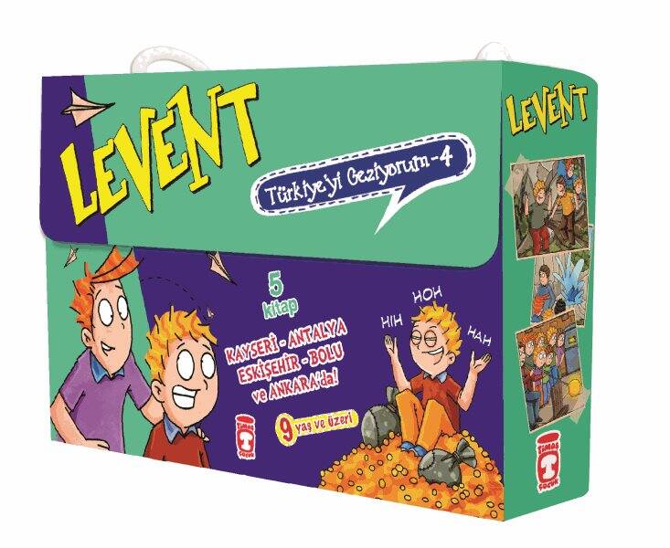 Levent Türkiye'yi Geziyorum 4 Set - (5 Kitap) - 1