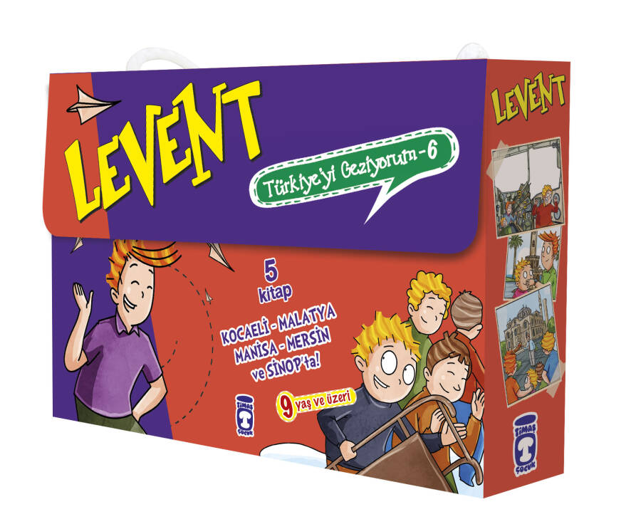 Levent Türkiye'yi Geziyorum 6 Set - (5 Kitap) - 1