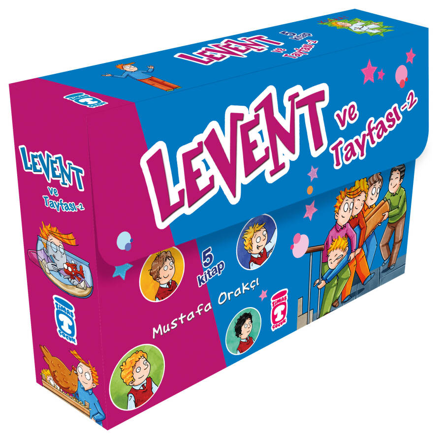 Levent ve Tayfası 2 Set - (5 Kitap) - 1