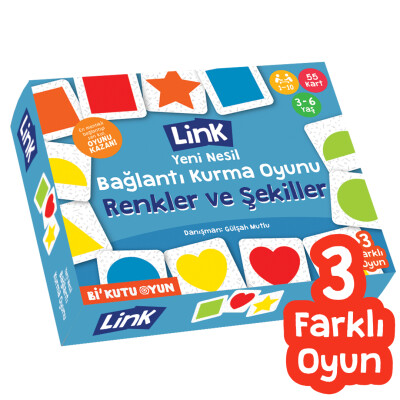 Renkler ve Şekiller- Yeni Nesil Bağlantı Kurma Oyunu-Link - Bi Kutu Oyun