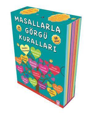 Masallarla Görgü Kuralları Set - (10 Kitap) - 1
