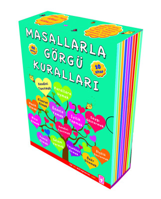 Masallarla Görgü Kuralları Set - (10 Kitap) - Timaş Çocuk