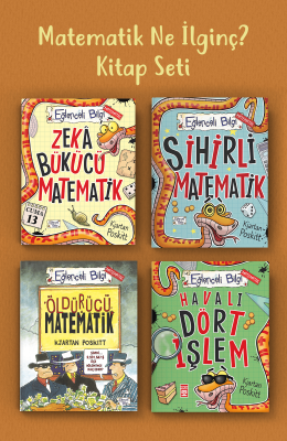 Matematik Ne İlginç? Kitap Seti (4 Kitap) - Eğlenceli Bilgi