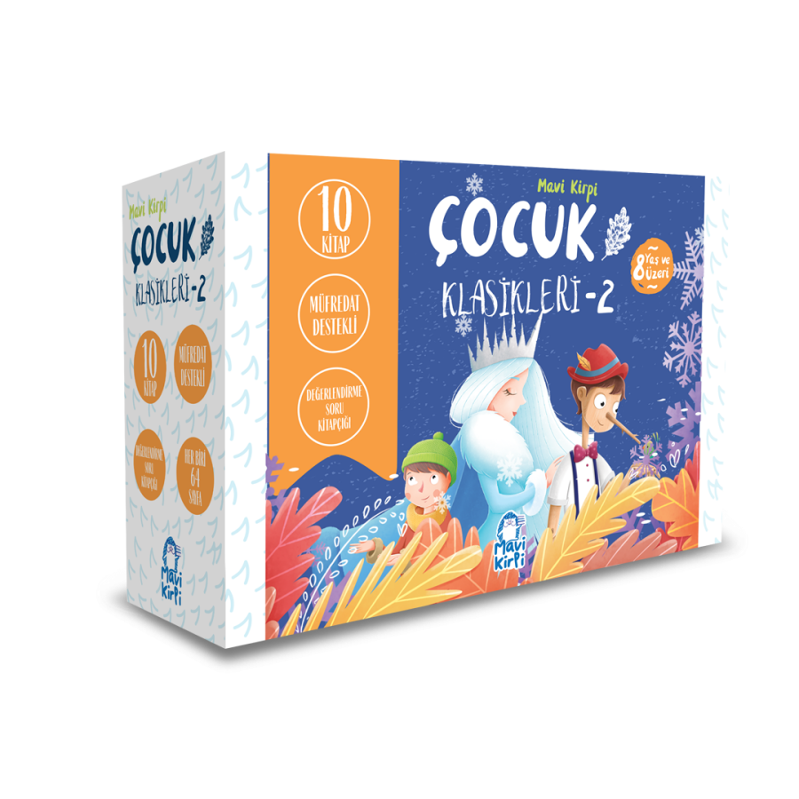 Mavi Kirpi Çocuk Klasikleri 2 Set (10 Kitap) - 1