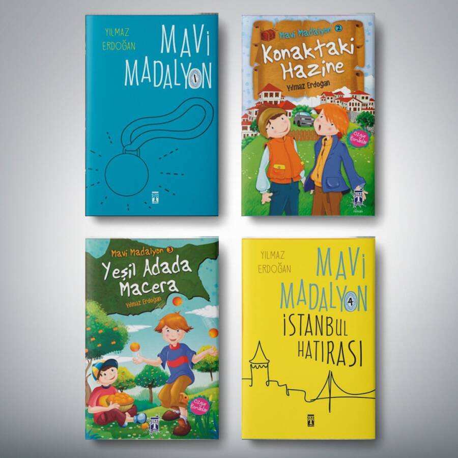 Mavi Madalyon Serisi Seti (4 Kitap) - 1