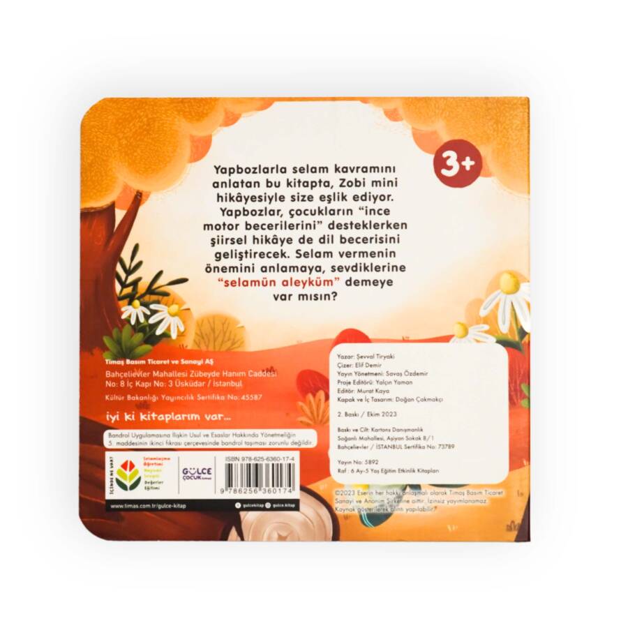 Meraklı Zebra Selamlaşmayı Öğreniyor / Yapbozlu Kitap 2 - 2