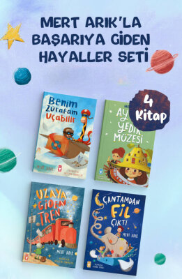Mert Arık'la Başarıya Giden Hayaller (4 Kitap) - Timaş Çocuk