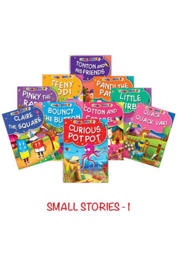 Mini Masallar 1 Set - Small Stories 1 (İngilizce - 10 Kitap) - Timas Publishing
