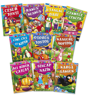 Mini Masallar 2 Set - (10 Kitap) - Timaş Çocuk