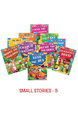 Mini Masallar 3 Set - Small Stories 3 (İngilizce - 10 Kitap) - Timas Publishing