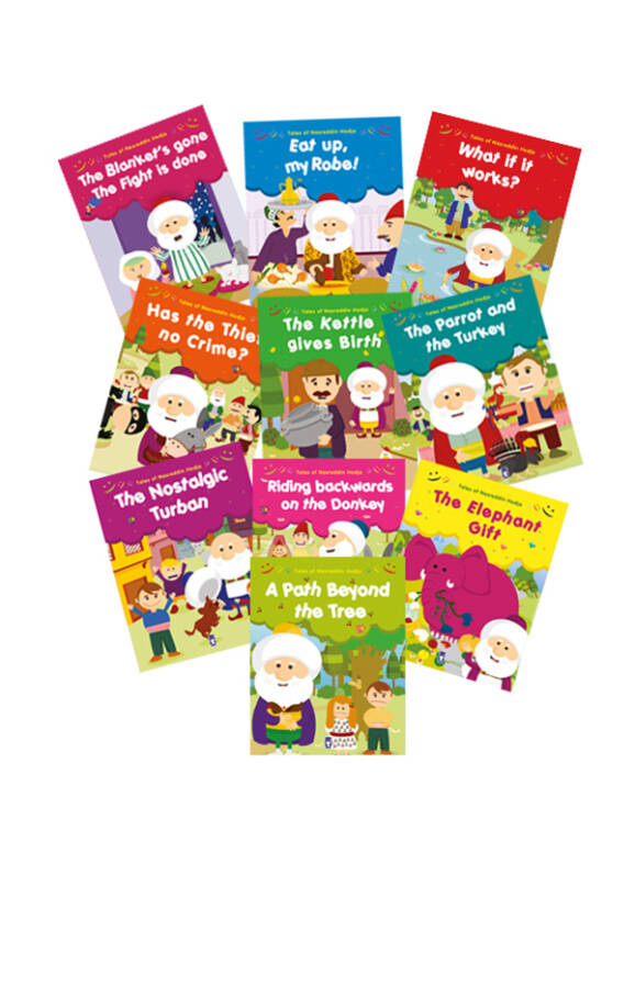 Nasreddin Hoca Fıkraları Set - Tales Of Nasreddin Hodja (10 Kitap - İngilizce) - 1